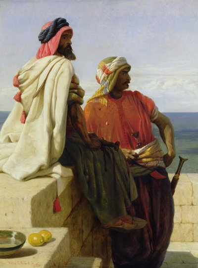 Sarazenen vor ihrer Stellung, 1864 von Wilfred Vincent Herbert