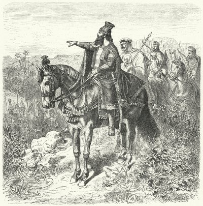 Kyros der Große, persischer Kaiser (Gravur) von Wilhelm Camphausen