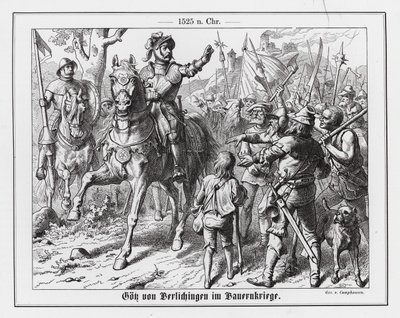 Götz von Berlichingen im Deutschen Bauernkrieg von Wilhelm Camphausen