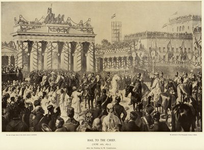 Otto von Bismarck in Berlin im Jahr 1871 von Wilhelm Camphausen