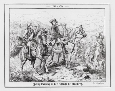 Prinz Heinrich von Preußen in der Schlacht bei Freiberg von Wilhelm Camphausen