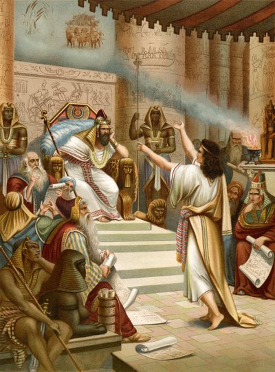 Joseph deutet die Träume des Pharao von Wilhelm Ebbinghaus