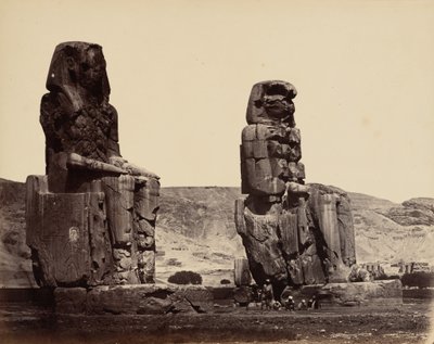 Kolossen von Memnon in Theben von Wilhelm Hammerschmidt