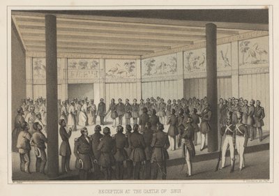 Empfang im Schloss von Shui, 1855 von Wilhelm Joseph Heine