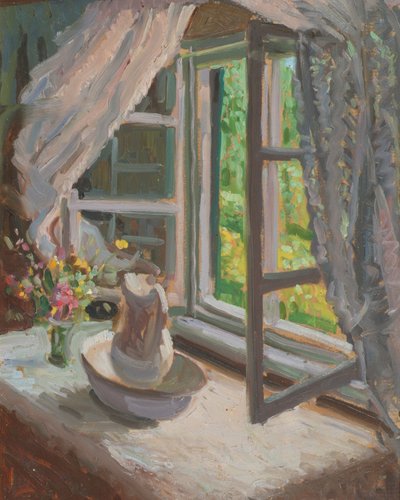 Fenster mit Waschbecken von Wilhelm Legler
