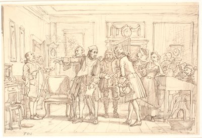 Der Vielbeschäftigte, I, 6 von Wilhelm Marstrand