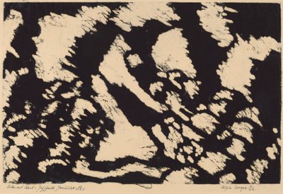 Frau auf einem Feld von Wilhelm Morgner