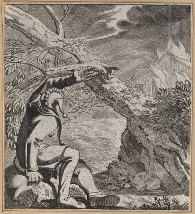 Der Narr, der über die Strafen Gottes wütend ist von Wilhelm Stettler