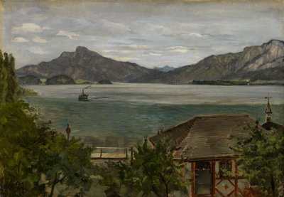 Am Mondsee von Wilhelm Trübner
