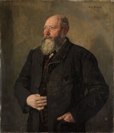 Bildnis des Bierbrauers Eisenhart, genannt "Der Mächer" von Wilhelm Trübner