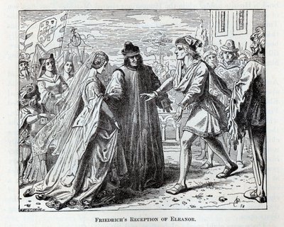 Friedrichs Empfang von Eleonore, 1882 von Wilhelm Werthmann