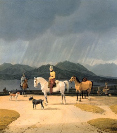 Reiter am Tegernsee von Wilhelm von Kobell