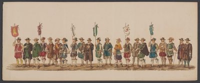 Delfter Umzug von 1862, fünfte Gruppe von Willem Bernardus IJzerdraat