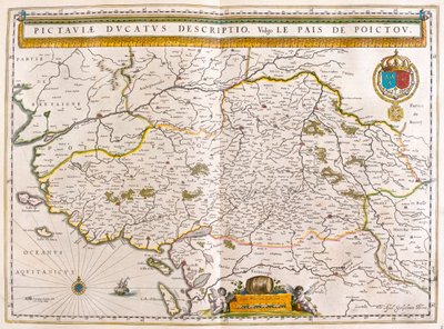 Küste und Städte von Nantes und Rochelle, in 
