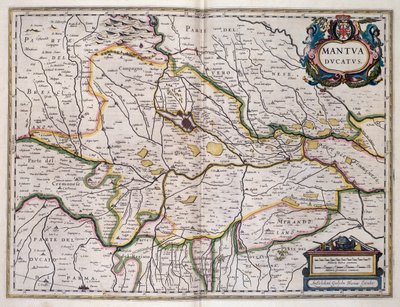 Herzogtum Mantua, Karte von Willem Blaeu, Italien von Willem Blaeu