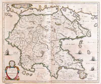 Griechenland, Peloponnes, in 