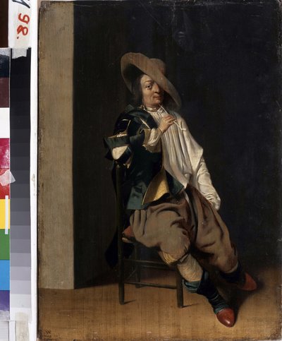 Raucher. Porträt eines Mannes mit Pfeife von Willem Cornelisz Duyster