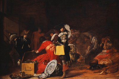Soldaten mit Beute von Willem Cornelisz Duyster