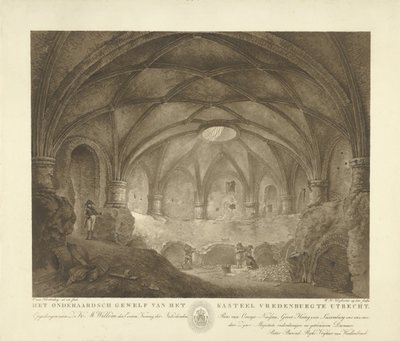 Gewölbe des Schlosses Vredenburg von Willem Hendrik Hoogkamer