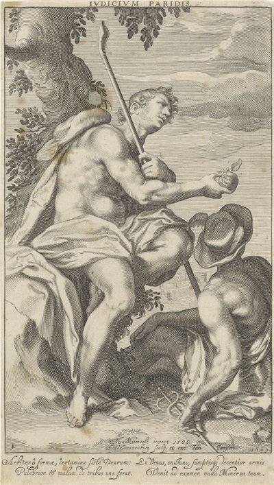 Paris und Merkur von Willem Isaacsz. van Swanenburg