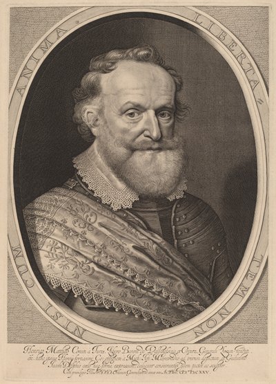 Hendrik Matthias, Graf von Thurn und Taxis von Willem Jacobsz Delff after Michiel van Miereveld