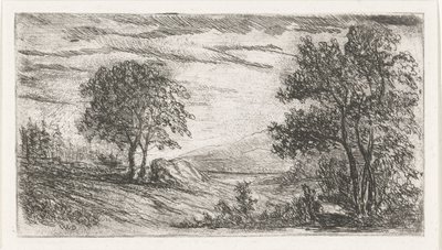 Hügellandschaft von Willem Matthias Jan van Dielen