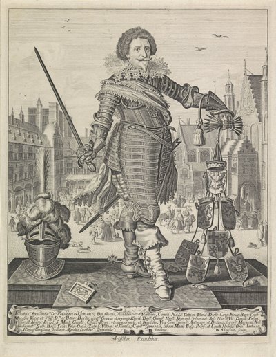 Porträt von Friedrich Heinrich, Prinz von Oranien von Willem Outgertsz. Akersloot