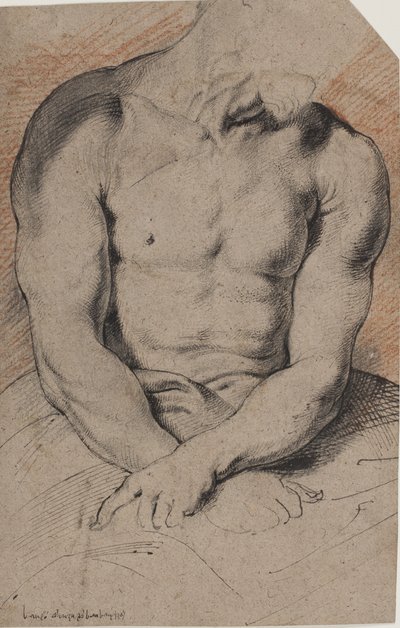 Christus mit Dornenkrone (Torso) nach Van Dyck von Willem Panneels