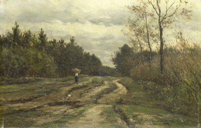 Landstraße bei Laren (Provinz Nordholland) von Willem Roelofs (I)