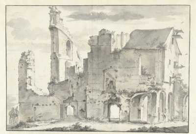 Ruine der Abtei von Rijnsburg von Willem Schellinks