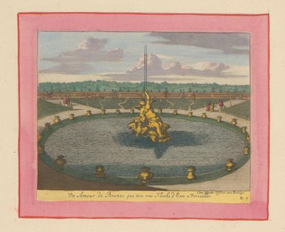 Amorbrunnen in den Gärten von Versailles von Willem Swidde