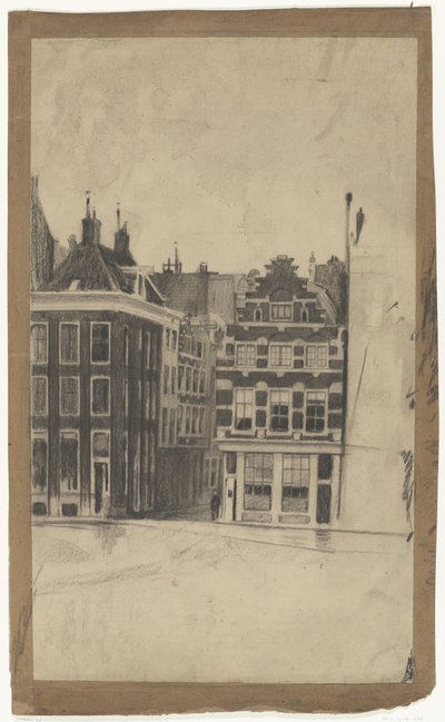 Die Halvemaansteeg in Amsterdam von Willem Arnoldus Witsen