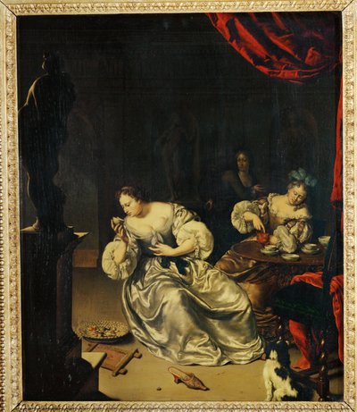 Le Thé von Willem van (after) Mieris