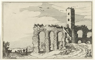 Ruine eines Aquädukts von Willem van Nieulandt (II)