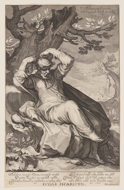 Judas Ischariot, aus Sündern des Alten und Neuen Testaments von Willem van Swanenburgh