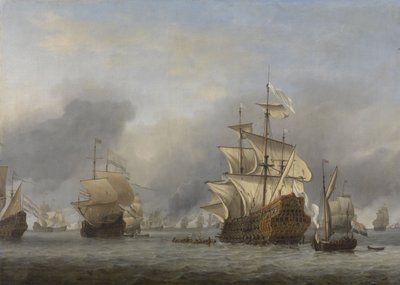 Eroberung des Royal Prince, ca. 1670 von Willem van de Velde