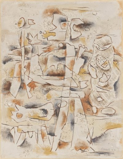 Felsige Landschaft von Willi Baumeister