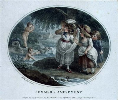 Sommervergnügen, graviert und veröffentlicht von Thomas Gaugain von William (after) Hamilton