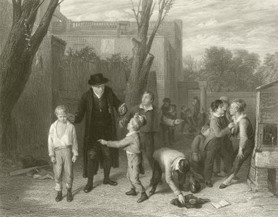 Der unterbrochene Kampf von William (after) Mulready