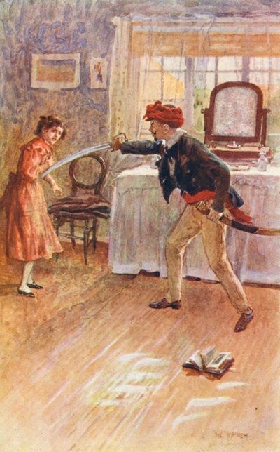 Illustration für Die Mühle am Floss von George Eliot von William (after) Rainey
