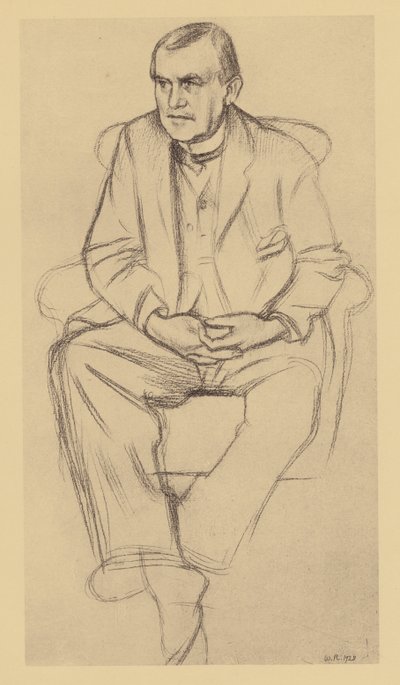 Porträt von Philip Wilson Steer von William (after) Rothenstein