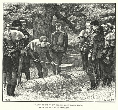 Robin Hoods Tod und Beerdigung von William (after) Small