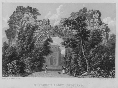 Dryburgh Abbey, Schottland von William (after) Westall