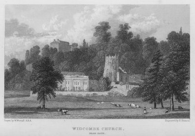 Widcombe Church, bei Bath (Stich) von William (after) Westall