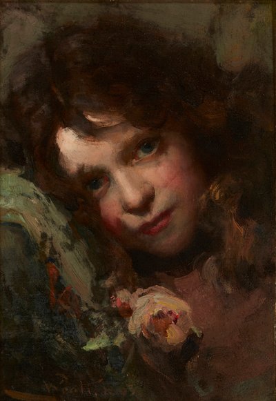 Studie eines Kopfes von William A. Pratt