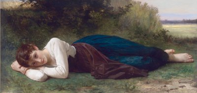Die Ruhe, von William-Adolphe Bouguereau von William Adolphe Bouguereau