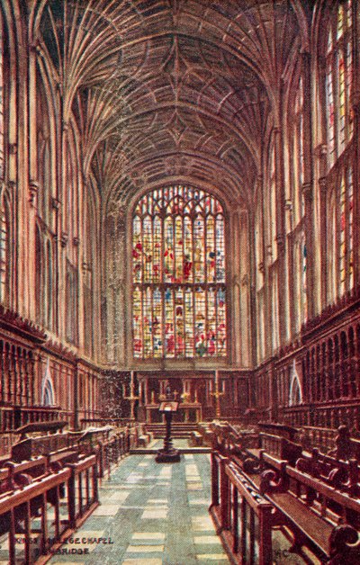 Kings College Chapel, Cambridge von William Affleck Carruthers