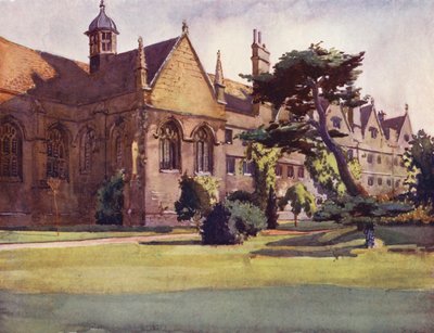 Wadham College Gartenfront von William Ainsworth Wildman