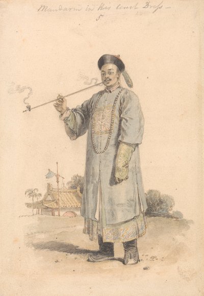 Ein Mandarin in seinem Hofkleid von William Alexander
