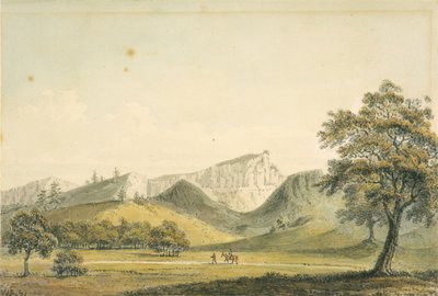 Ein bemerkenswerter Berg in der Nähe des Flusses von Monterrey von William Alexander